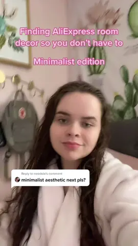 Reply to @neodoie minimalist aesthetic on AliExpress! #roomdecor #aliexpress #minimalist #minimalistaesthetic #decor #inspo #bedroom