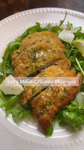 A perfect 30 minute meal! #ChickenMilanese #30minutemeals #QuickMeal #JessCooks