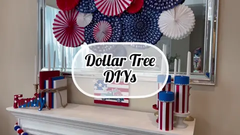 Tier Tray DIYs 🇺🇸 My newest YT video just dropped‼️ Click bio for all 7 #DIYs 🥰 #DIY #dollartree #fyp #dollartreehomedecor #tieredtraydecor