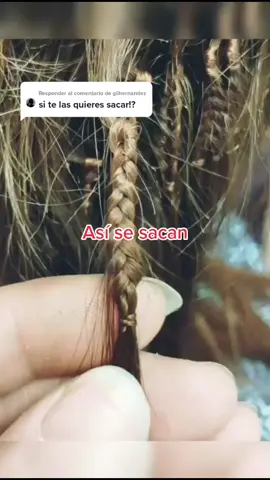 Responder a @giihernandez así se sacan las extensiones de kanekalon #parati ##extensiones