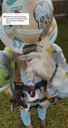 Reply to @stonednarwhal done. #hahahachallenge #bluecollarbabe #roofer #welder #mechanic #womeninconstruction
