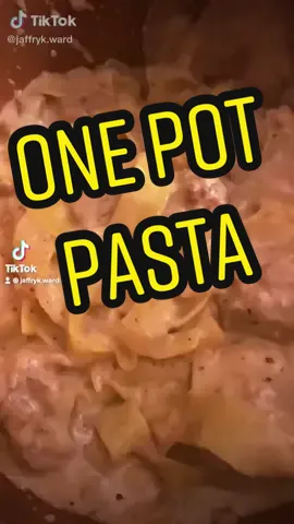 One Pot Pasta Recipe #keto #tiktokfood #foodtiktok #lunch #lowcarb #EasyRecipes #meatball #dinner #onepotmeal #pasta #pastarecipe #LearnOnTikTok