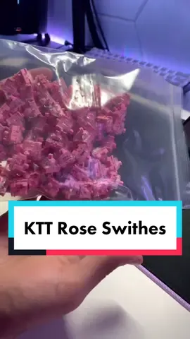 KTT Rose future build #moyeet7 #pc #keyboard #tech #keyswitches #keeb #techtok #kttrose
