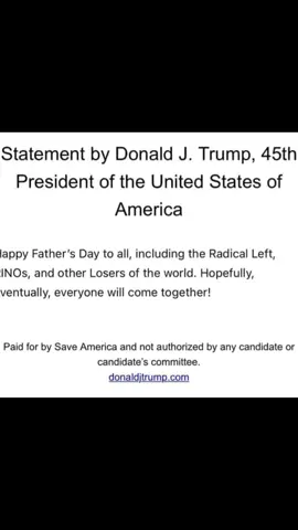 Happy Father's Day! #missthisman #donaldtrump #trump #FathersDay #PrimeDayDealsDance #TubiTaughtMe