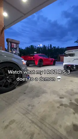 Dude did mot want the smoke at all 💀💀 can’t wait for the mopar kids to come out for this one #mopar #hellcat #demon #fyp #cars #zo6 #zl1 #rs3 #chi