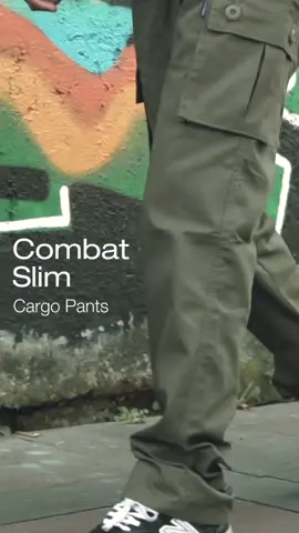 Combat Slim Olive - Cargo Pants #Hammerstout