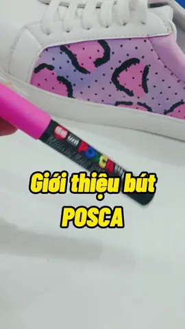 Review bút POSCA (có thể dùng để vẽ giày) 🎨 #customgiay #vegiay #posca