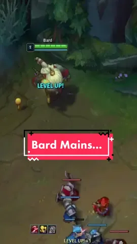 Bard mains when they hit level 2... 🥲 #leagueoflegends #leaguetiktok #leagueclips #bardmain #leaguetok