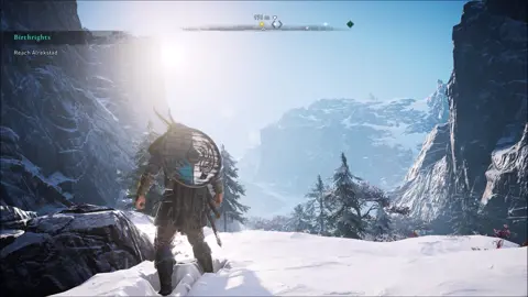 Assassin's Creed: Valhalla - Leap Of Faith #assassinscreedvalhala #assassinscreed #valhalla #vikings #snow #scandinavia #beautiful #landscape #gaming