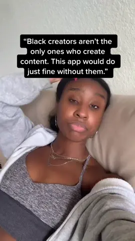 It’s called AUTHENTIC content. Black creators go on strike and all of a sudden there are no new dances 🤷🏾‍♀️😂👏🏾