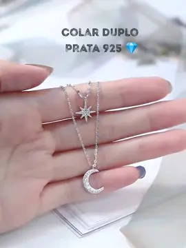 Disponível na loja 💎 #prata #prata925 #acessoriosprata #colares #mixdecolares #pingente #lua