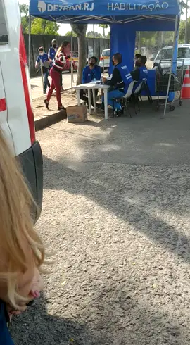 prova Detran, mulher surtou