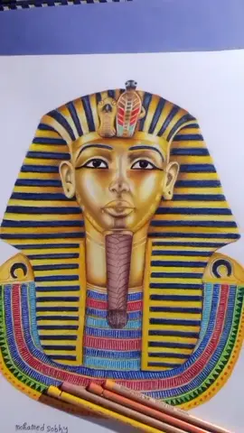 اكتر رسمة تعبت فيها وبصراحة تستاهل التعب والمجهود ❤️🇪🇬 #art #drawing #رسم #foryou #trending #egy #مصر