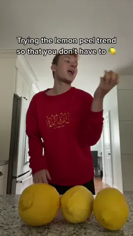 This was an questionable experience to say the least 🍋⚡️🤨 #lemonpeel #lemonpeelchallenge #lemon
