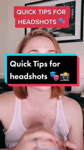 HEADSHOT TIPS 🌠🎭 #fyp #foryoupage #actor #auditionhacks #headshot #actingtips #performingarts #performertips #acting #actress #workintv #famous