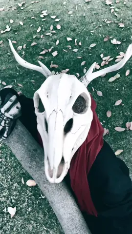 Surely there’s a better way..? #sevenscult #cultist #occosplayer #deerskull #sevens