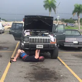 Gotta love Puerto Rican road trips.  #xj #thunder #budlight #jeep #chadwick #holdmymedalla @roadkill