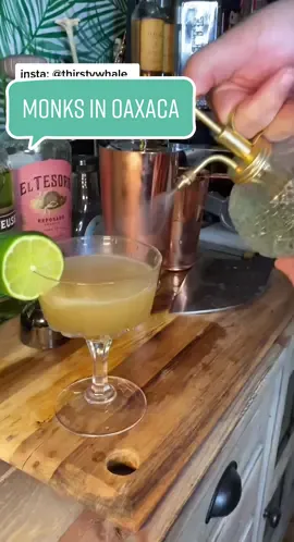 Monks in Oaxaca #oaxaca #oaxacamexico #french #lastword #cocktail #absinthe #mexico #tequila #bartender #agave #fun