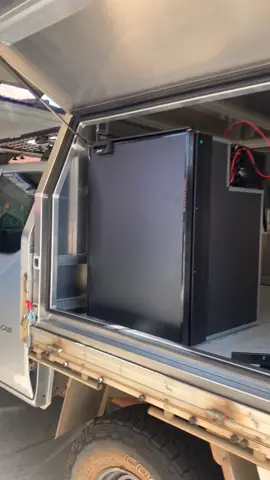The bushman 130 has arrived from @mygeneratoraus ! Stick around for the install 🤤🤤 #canopy #canopybuild #campfridge #bushmanfridge