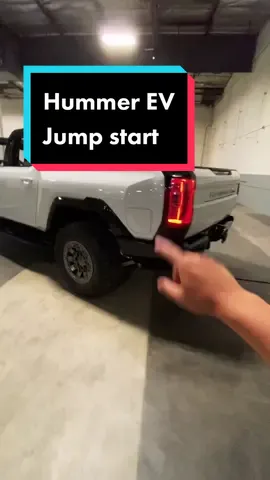 The future of jump starting is here 🤓 #hummerev #tesla #jumpstart #LearnOnTikTok #tiktokpartner #gmc #cartok #carreview