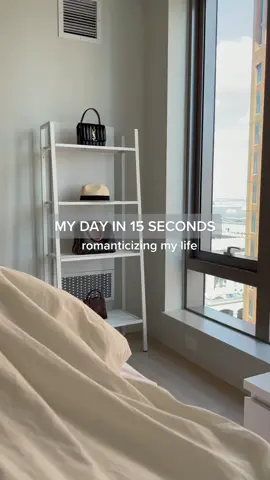 hopping on this trend! my day in 15 sec 💕 #fyp #dayinmylife  #dayinmylifevlog #productiveday #summermotivation #boston #routine #foodies
