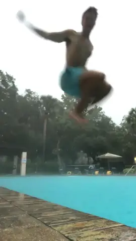 Not sure if the call can get any closer (@michael_burrell2) #swimming #Summer #lightning #rainstorm