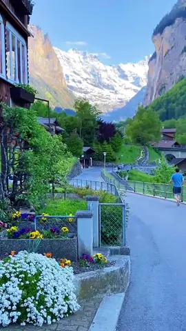 Calm Swiss Village #waterfall #nature #holiday #ineedswitzerland #switzerland