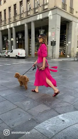 BLUE ATELIER SILK DRESS #italianstyle #italianbrand #italianwoman #madeinitaly #influencer #sissiottostyle