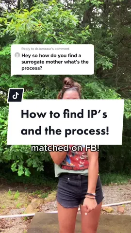Reply to @dr.tamazur How to match with IP’s #surrogacy #surrogate #surrogacyjourney #ivf #ttc #gestationalcarrier