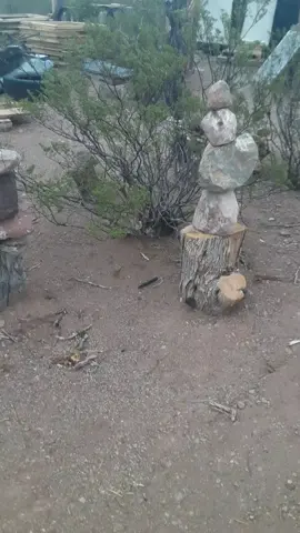 Rock stacks #yard art