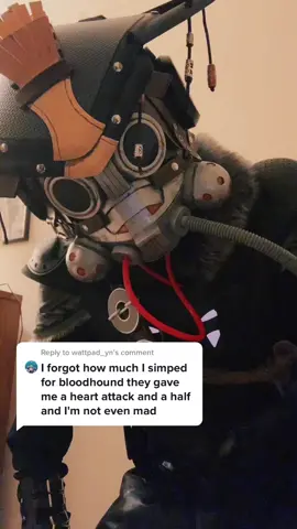 Reply to @wattpad_yn you are lovely thank you for commenting so i can make this joke #bloodhound #bloodhoundcosplay #apexlegends #apexlegendscosplay
