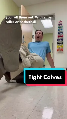 You use your calves all day long so give them a break! . #FitTok #runnerthings #ballislife