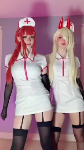 instead of helping u ur nurses do this wyd @nyghttriumph  #chainsawman #csm #makima #power #makimacosplay #powercosplay