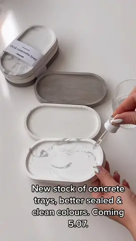 #concrete #sealing #waterproof #trinketdish #trinkets #homedecor #neutral