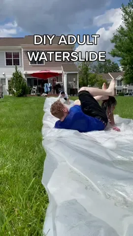 #fyp #fypシ #Summer #waterslide #DIY #friends