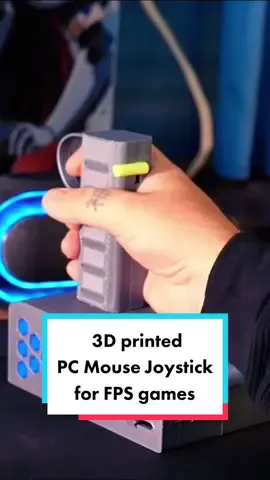 I’ve designed a cool 3D printable PC Mouse Joystick for FPS games 😁 #3dprintable #3ddesigner #diyprint #3dprintdesign #joystickgaming #fpsgamesonpc