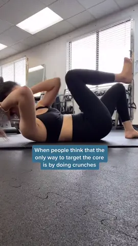 You don’t have to do crunches to target your abdominals! #GymTok #physicaltherapy