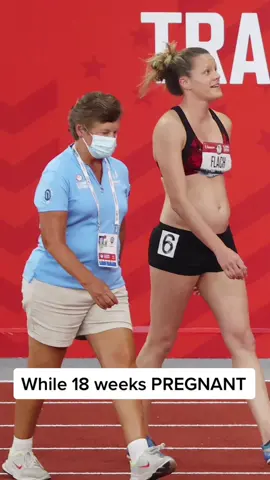 18 Weeks Pregnant, Amazing! 👏 #hersport #womeninsport #track #field #irishtiktok #irish #ireland #flach #viral #Running #pregnant #femaleathlete