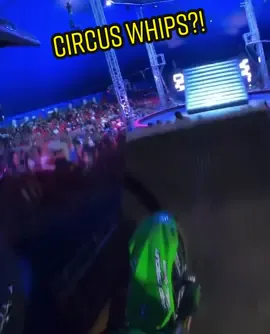 Now this is a circus I want to go see ❤️‍🔥🤔 I watched this so many times!!! #mxcreation #whip #motocross #circus #kawasaki