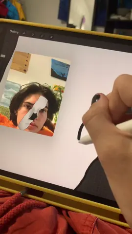 💀 #procreate #digitalpainting #makeuplook #digitalmakeup #digitalart #digital