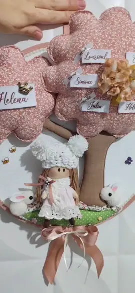 Árvore Genealógica com boneca russa #arte #fy #viral #DIY #tiktokbrasil #bebe #decoracaobebe #challenge #foryou #paravoce #amor