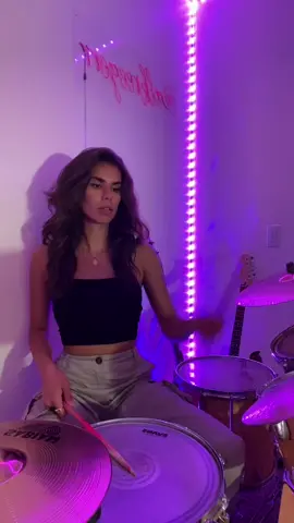 Back in Black 🖤 #femaledrummer #girldrummer #drums #drumming #musician #music #acdc #fypシ