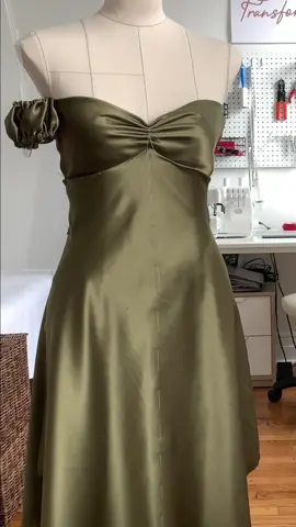 Make A Silk Dress With Me #silkdress #draping #slowfashiontiktok