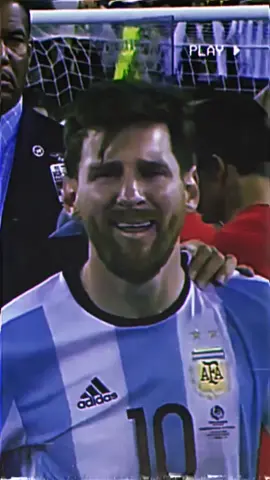 messi cry after losing copa america 😢#Soccer #football #fcbarcelona #messi #fry #prt #edit #goat
