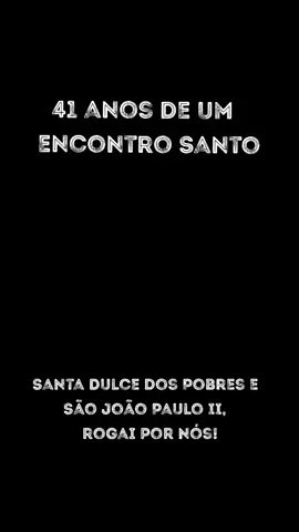 Muito amor 😍 #SantaDulcedosPobres #SãoJoãoPauloII #Bahia #Salvador #Brasil #SantaDulce #IrmãDulce #JoãoPauloII #Papa #PapaJoãoPauloII #Catolico #Fynn