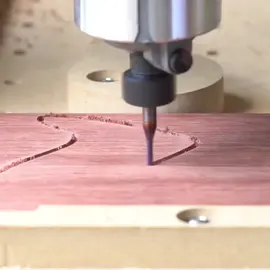 Cut any shape with CNC 👊🏼 #satisfying #cnc #curve #bubinga #tysonmoorebuilds