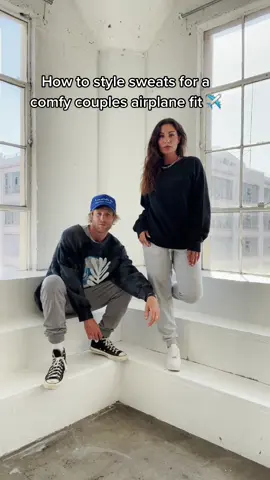 Aren't we all ready to take a vacation? ✈️ #travel #streetwear #couples #husbandwife @liliannawilde