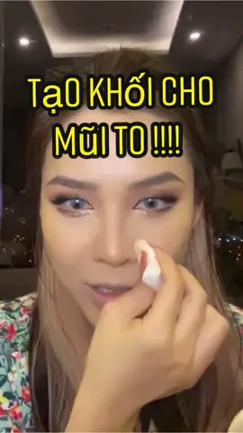 Mẹo tạo khối cho mũi to #QuachAnhMakeup #Goclamdep #SummerBeauty #BeautyTok