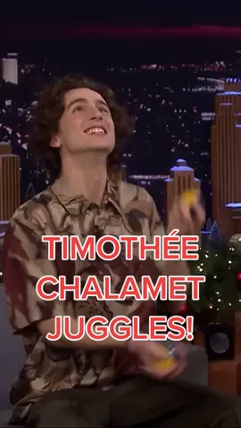 #TimotheeChalamet: Actor, Rapper, Juggler. 🤹 #FallonFlashback