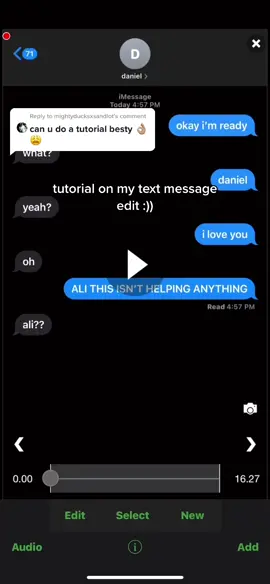 Reply to @mightyducksxsandlot lmk if you have any questions :) #GossipGirlHere #fyp #foryou #tutorials #textmessage #foryoupage #daniellarusso